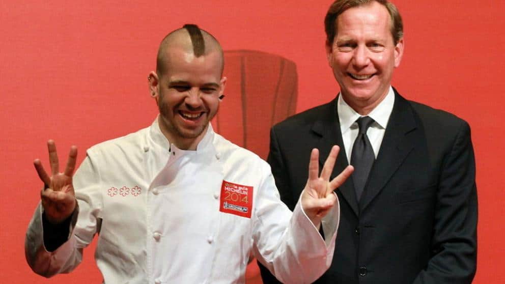 Un ejemplo de plato de los cocineros españoles con estrellas Michelin