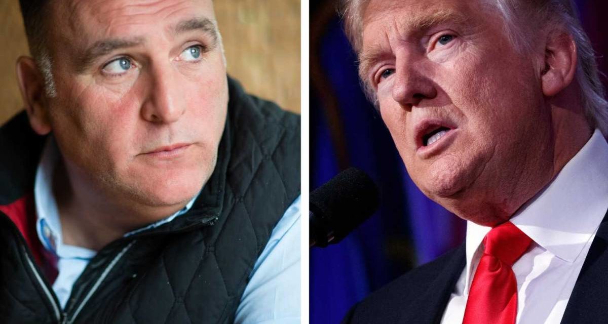 Trump y el cocinero español José Andrés firman la paz