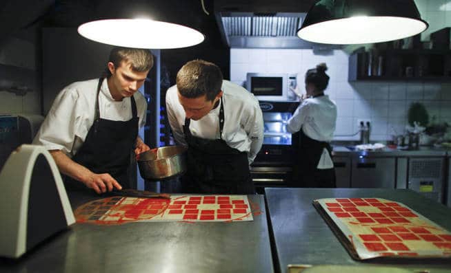 prácticas cocina