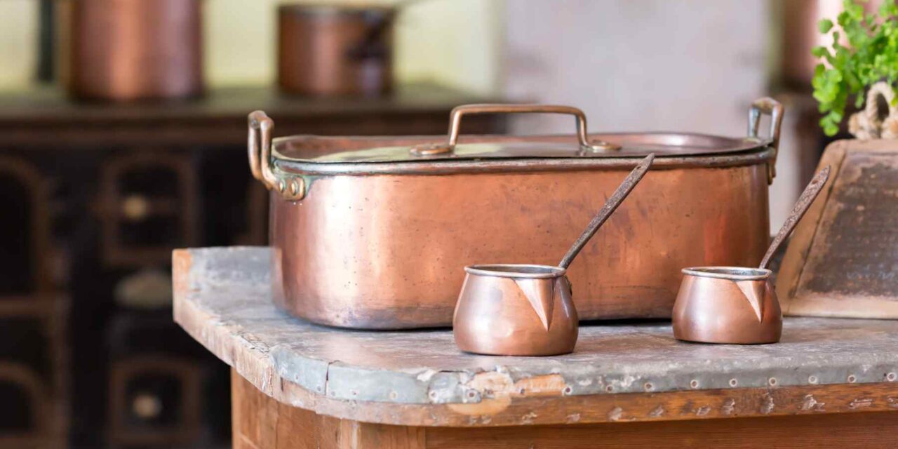 Cobre, aluminio y otros materiales prohibidos en la cocina
