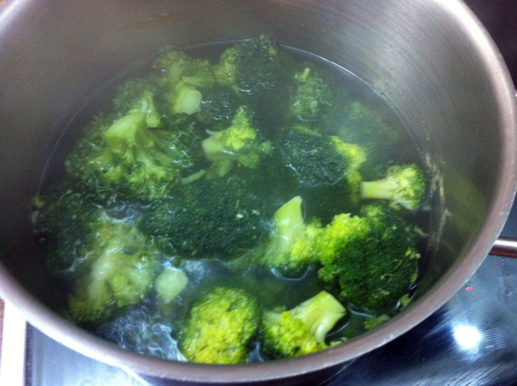 cocción de verduras