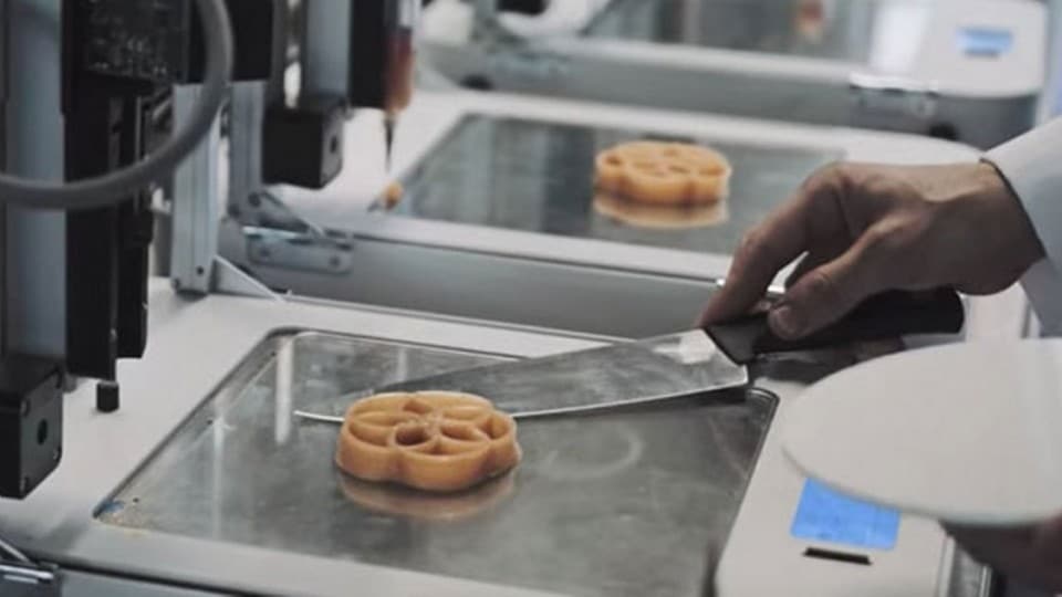 A punto la apertura de un restaurante con comida impresa en 3D