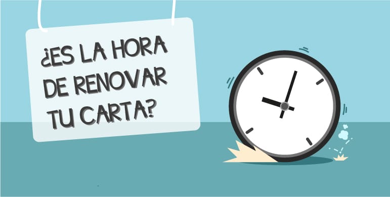 renovación carta restaurante
