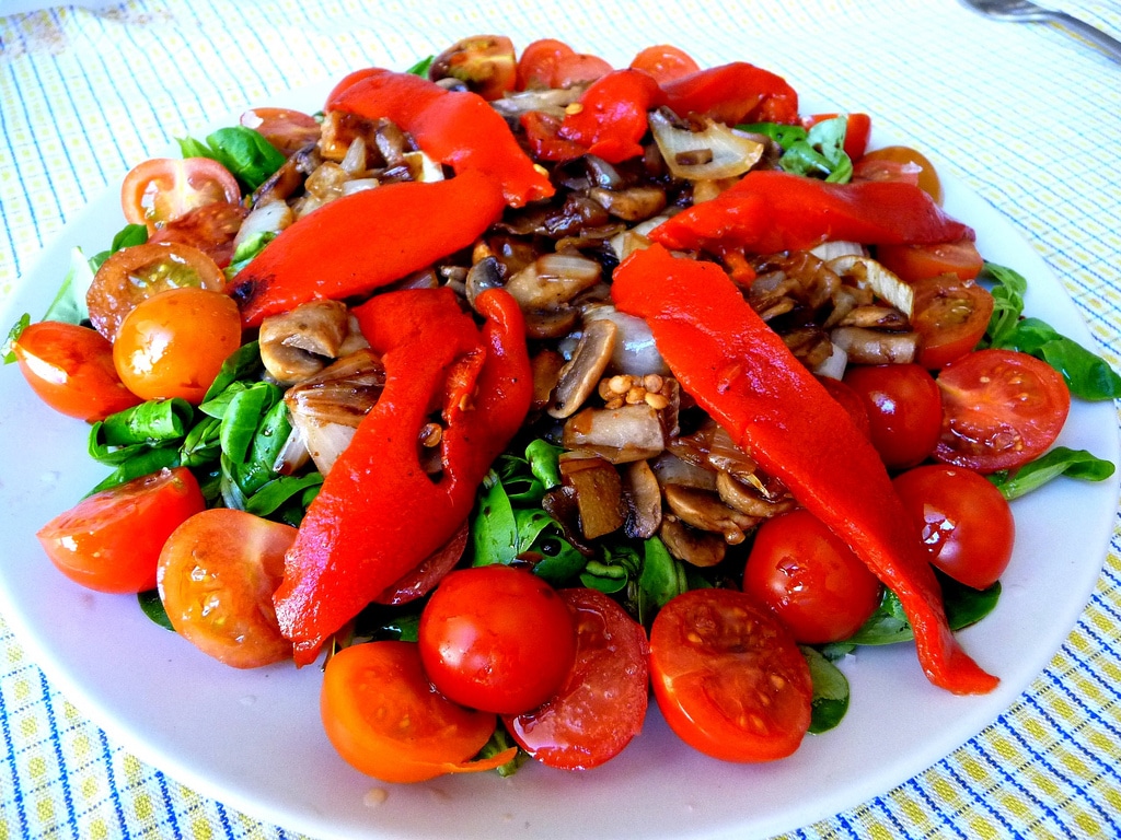 ensalada templada