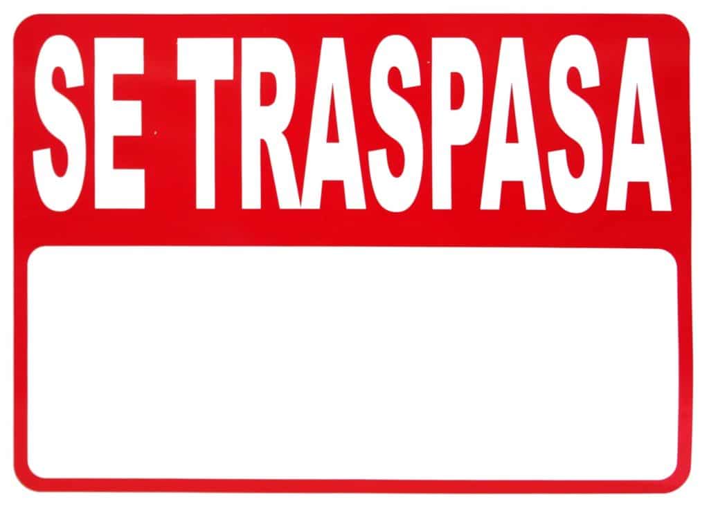 se traspasa