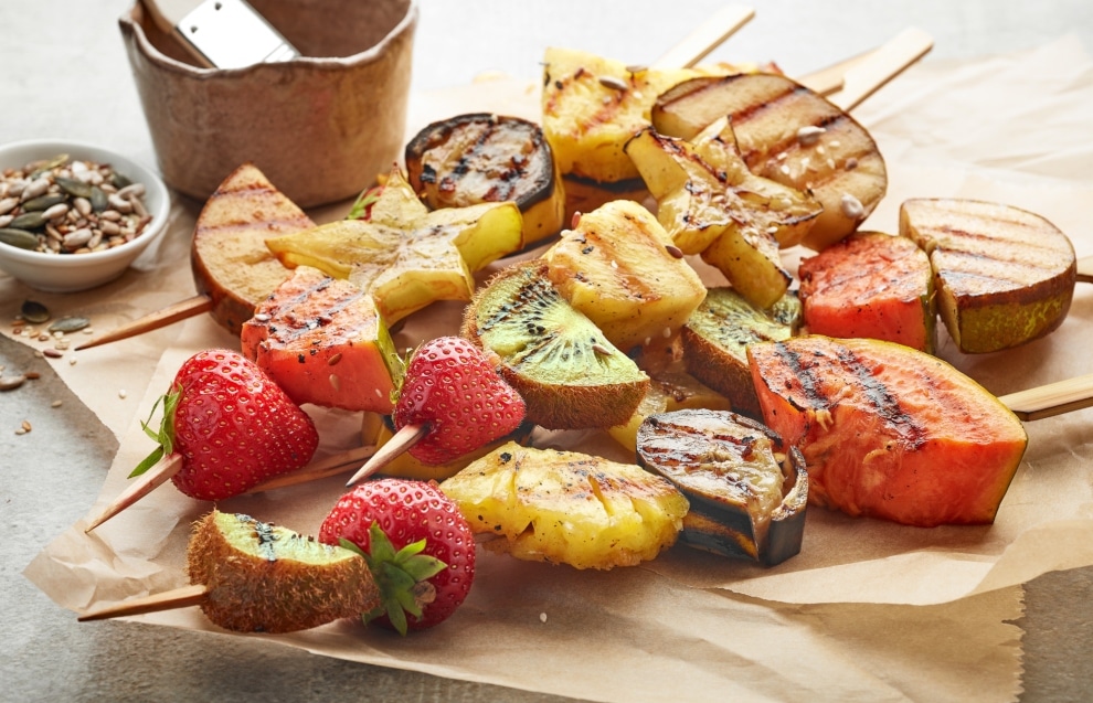 La fruta a la parrilla, un toque diferente para tus platos