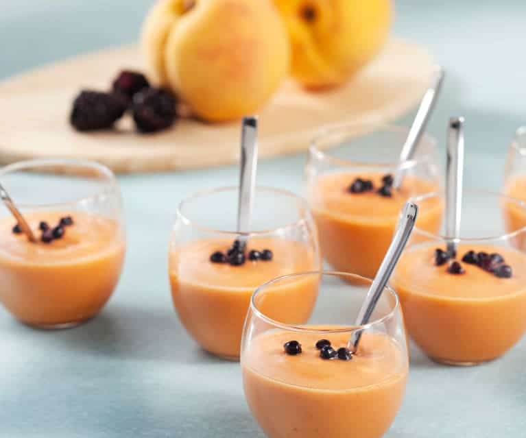 gazpacho de melocotón