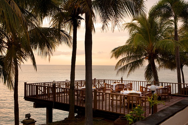 Restaurante en la playa